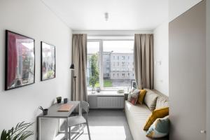 Posezení v ubytování Self check-in coliving Vilnius