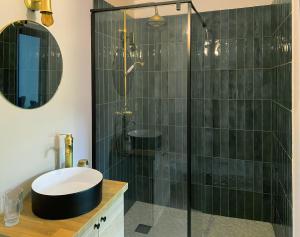 Koupelna v ubytování L'Auberge du Ranc