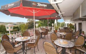 Balkón nebo terasa v ubytování Hotel - Restaurant BERGHOF