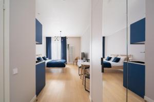 Χώρος καθιστικού στο OldTown studio apartments in Modern house