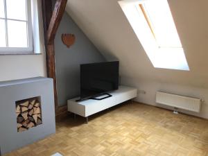 TV a/nebo společenská místnost v ubytování Casa di Giovanni - Österreich