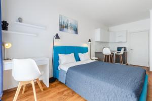 Ліжко або ліжка в номері 20199AB Smart cozy Apartment nearby with Central Reilway Station