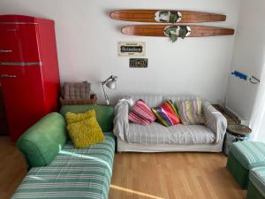 Posedenie v ubytovaní Apartamento RITS Beachfront