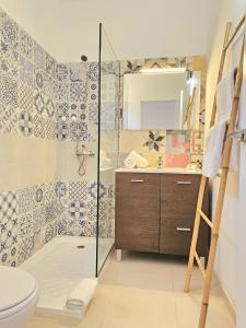 Koupelna v ubytování B&B La Nava Suites