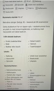 a white menu with a bunch of text on it at Grand Station - Restaurang & Rooms in Oskarshamn