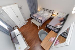 Katil atau katil-katil dalam bilik di Villa Silencio mit Pool +29 gambar