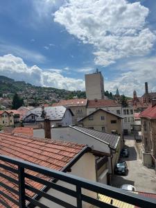Nespecifikovaný výhled na hory nebo výhled na hory při pohledu z apartmánu