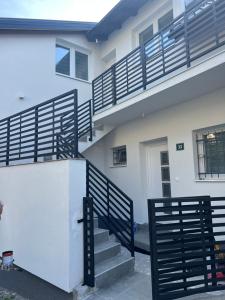 Balkón nebo terasa v ubytování Davud Apartments