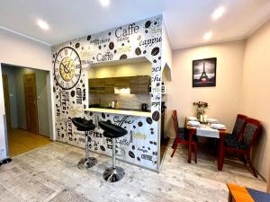 Kuchyň nebo kuchyňský kout v ubytování Apartament Karkonoska 19 Karpacz by Przycup w Karkonoszach Apartamenty Karpacz Centrum Karkonosze