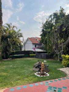 Zahrada ubytování La Casa de los Abuelos