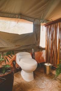 Vonios kambarys apgyvendinimo įstaigoje STUDIO CASA MIA Simba tent