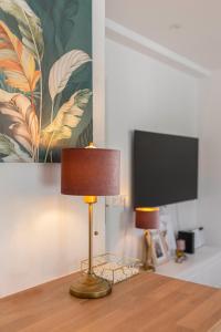 TV a/nebo společenská místnost v ubytování DSE Apartment