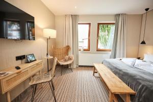 Postel nebo postele na pokoji v ubytování Flair Hotel Werbetal