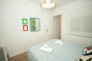 Postel nebo postele na pokoji v ubytování Apartamento Luna de San Basilio