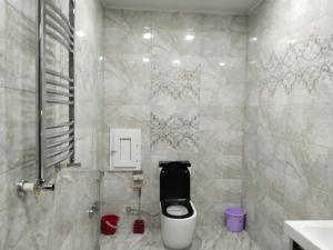 een badkamer met een toilet en een wastafel bij 2 Bedrooms Apartment on 28 May Metro in Baku