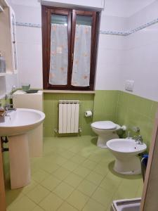 Koupelna v ubytování Casina Manu