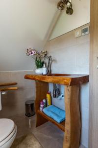 Koupelna v ubytování WeinSpitz - Wellness House