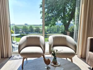 Χώρος καθιστικού στο Domein Hellebeuk met UITZICHT! Valkenburg/Klimmen