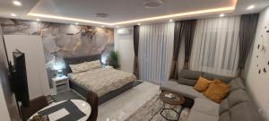 Istumisnurk majutusasutuses GOLD APARTMANI