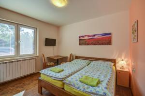 Posteľ alebo postele v izbe v ubytovaní Apartmány Stříbrňák