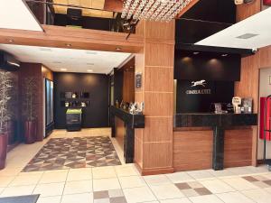 Kuchyň nebo kuchyňský kout v ubytování Charrua Hotel