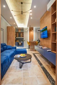 אזור ישיבה ב-Florance Rentals Luxury Apartments in Burgas