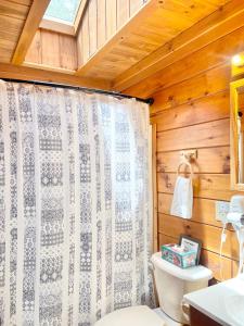 ADK Cabin with Hot Tub, Near Whiteface, Lake Placid, Fire Pit, Game Rm 욕실
