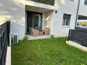 Zahrada ubytování Studio Apartman Apollonia