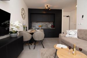 Posezení v ubytování Studio Apartman Apollonia