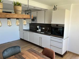 Dapur atau dapur kecil di Ferienidylle Oberlausitz