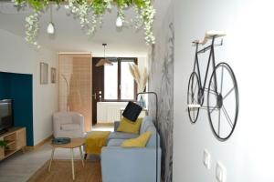 Χώρος καθιστικού στο Hébergement centre de la Mûre