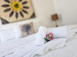 Ένα ή περισσότερα κρεβάτια σε δωμάτιο στο Villa Handam