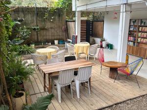 Een tuin van Casa Colibri Palomino