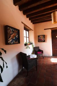 Posezení v ubytování Hotel Boutique Mesón de la Abundancia