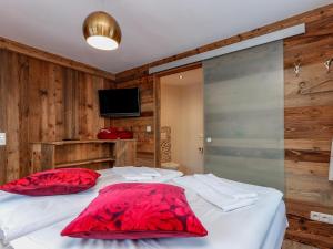 Postel nebo postele na pokoji v ubytování Golden Hirsch