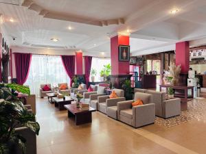 Posezení v ubytování Mekong Angkor Palace Inn