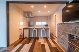 Cuina o zona de cuina de 札幌白色戀人巧克力觀光工場旁四房二衛浴包棟別墅！宮之澤地鐵站步行三分鐘 靠近超市 高速Wi-Fi