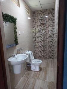 ガンパハにあるGampaha Heritageのバスルーム(トイレ、洗面台付)