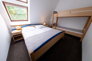 Postel nebo postele na pokoji v ubytování IT Centrum Apartments