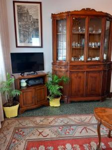 Televízia a/alebo spoločenská miestnosť v ubytovaní Ampio APPARTAMENTO VICINO AL CENTRO DI TREVISO, PARCHEGGIO GRATUITO + 11 fotografií