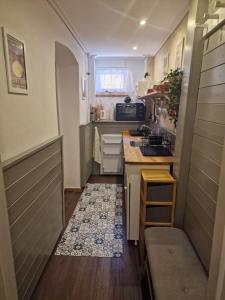 Η κουζίνα ή μικρή κουζίνα στο U Váhy Jáchymov