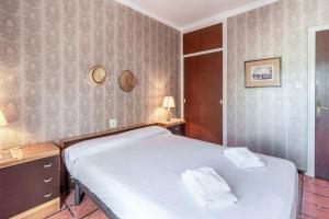 Postel nebo postele na pokoji v ubytování Port Llançà 31 - apartamento con vistas al mar