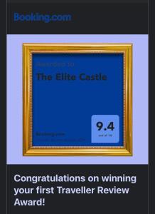 ジャイサルメールにあるThe Elite Castleの金の額縁