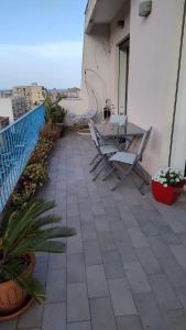 Balkón alebo terasa v ubytovaní La terrazza sul Castello