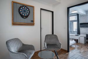 Area soggiorno di Bohem Prague Hotel