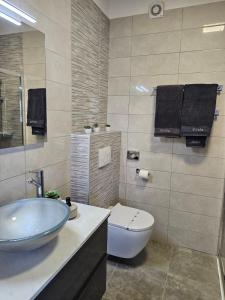 メドゥリンにあるEvitaの洗面台とトイレ付きのバスルーム +49枚の写真