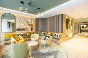 Citadines Toison d'Or Brussels的休息区