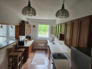 Kuchyň nebo kuchyňský kout v ubytování Ubytovanie Terchová 68