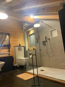CHALET LUANE près de VALBERG的一间浴室
