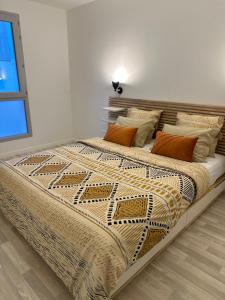 Postel nebo postele na pokoji v ubytování Apartement95
